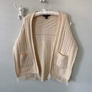 Inis Crafts 100% Merino wool Shawl Sweater Wrap